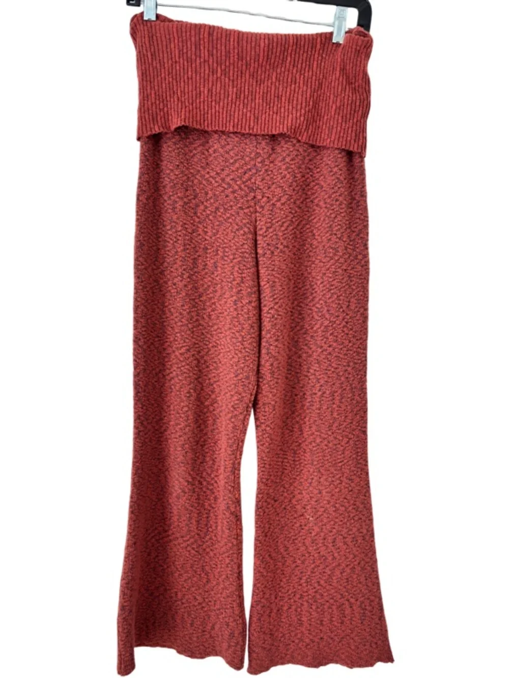 Free People Ruby Two Piece Sweater Pant Set in Chutney Size S